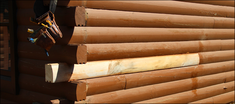 Log Home Damage Repair  Keeling, Virginia