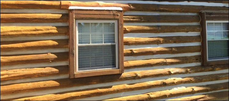 Log Home Whole Log Replacement  Sandy Level, Virginia